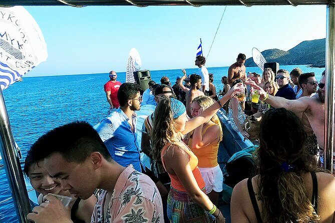 Boat Party with Swimming Stop Experience in Mykonos - FAQ