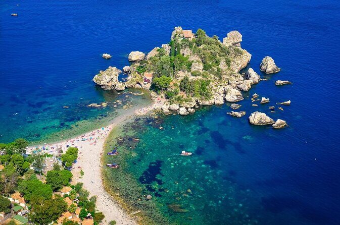 Boat tour Giardini Naxos Taormina Isola Bella Blue Grotto - Key Points
