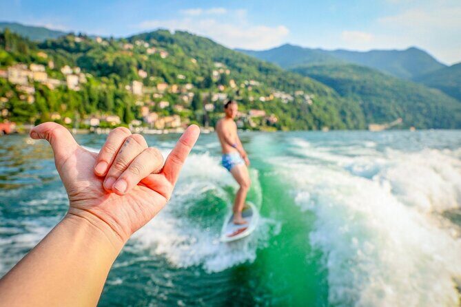 Boat tour with water sports on Lake Como - The Water Sports Experience