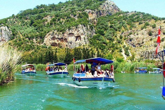 Boat Trip to Dalyan- Caunos, Turtle Beach includes Mud bath from Marmaris - Key Points