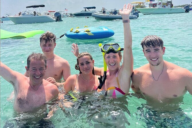 Boat & Yacht Tour Amazing Sandbar Adventure, Water Toys & Snorkel - Safety & Comfort