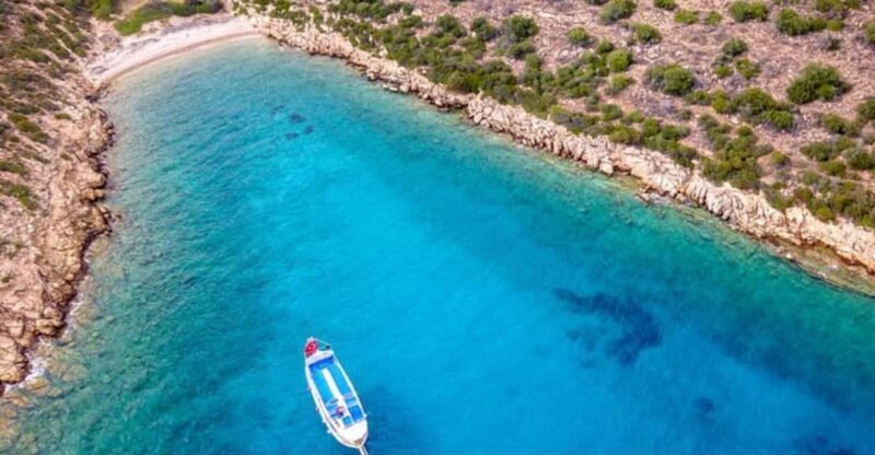 Bodrum Orak Island Boat Cruise with Lunch and Swimming - Key Points