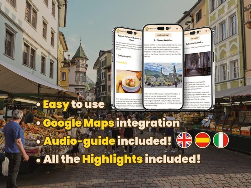 Bolzano: Digital guide made with a Local for your tour - Key Points