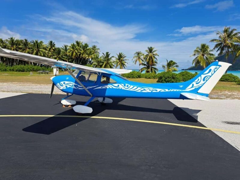Bora-Bora 30 minutes private flight in light aircraft - Key Points