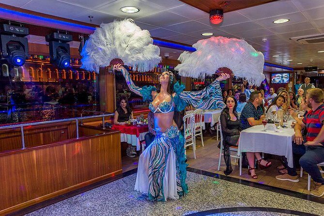 Bosphorus Sightseeing Cruise with Turkish Live Show and Dinner - Key Points