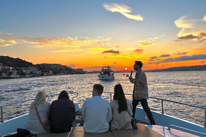 Bosphorus Sunset or Daytime Yacht Cruise with Snacks & Live Guide - FAQs