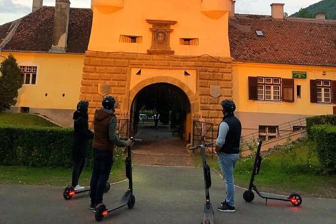 Brasov Old Town Guided Tour With Electric Scooters - The Experience in Detail