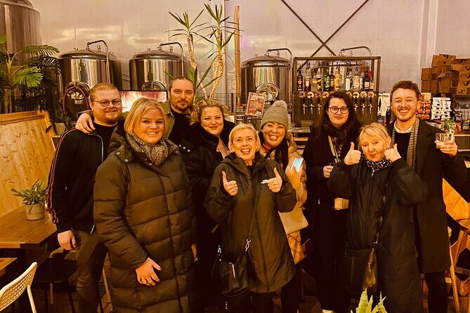Brewery bus tour, 4 breweries, 12 beers, 1 pizza, 1 bus - FAQs