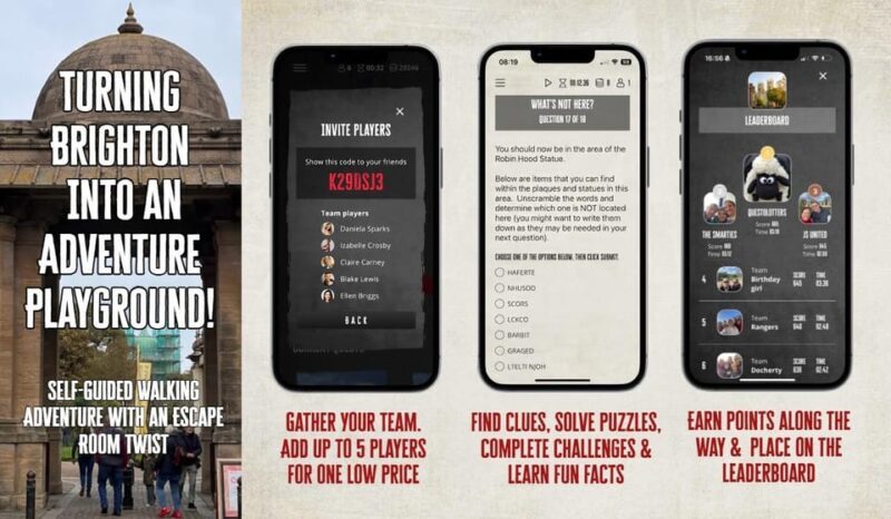 Brighton: City Walking Tour & Exploration Game - Key Points