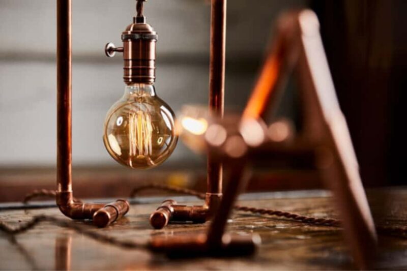 Brooklyn: Custom Copper Lamp Workshop - A Closer Look at the Copper Lamp Workshop