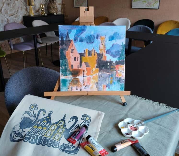 Bruges: Paint and Sip with Champagne and Chocolate - The Experience in Detail