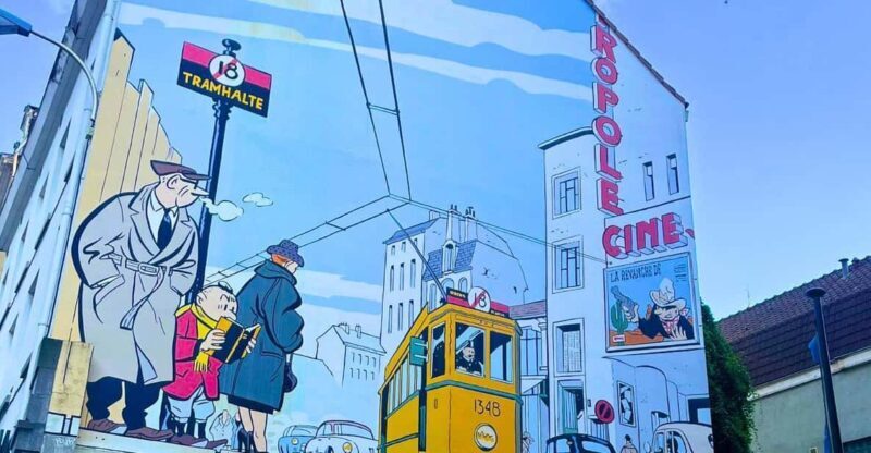 Brussels: 2 hours Private Walking Tour of the Comics Walls - An In-Depth Look at the Comics Walls Tour