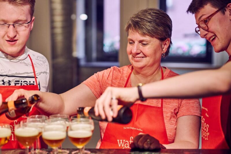 Brussels: Belgian Waffle Making Workshop with Beer Tasting - The Itinerary: What to Expect from Start to Finish