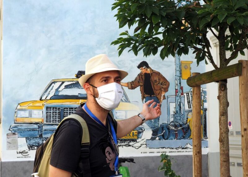 Brussels: The comic book walls walking tour - Detailed Breakdown of the Itinerary