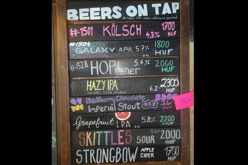 Budapest: 9-tier Hungarian & Craft Beer Tasting w/ snacks - A Genuine Look at the Budapest Craft Beer Tasting Experience