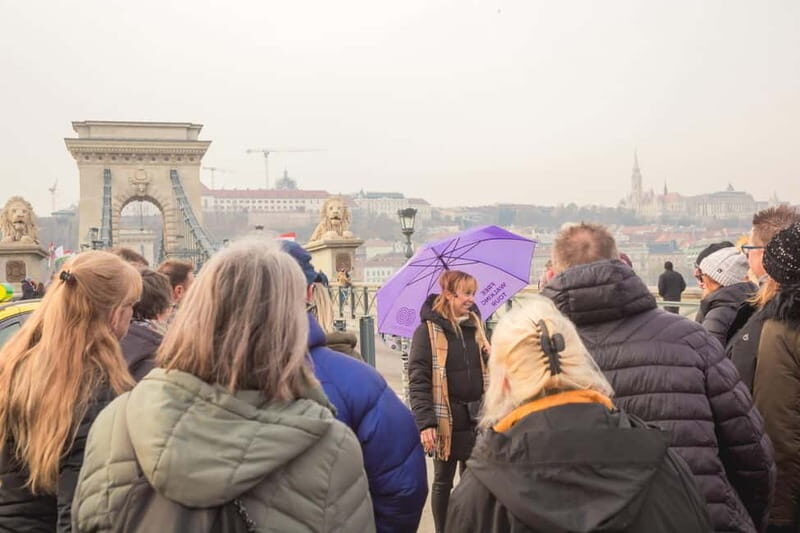Budapest: Walking Tour to the Shoes Memorial and Parliament - Crossing the Chain Bridge and Gresham Palace