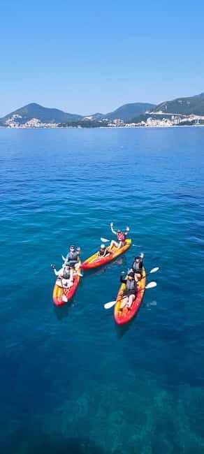Budva: Becici Beach to Sveti Stefan Island Kayak Tour - Key Points