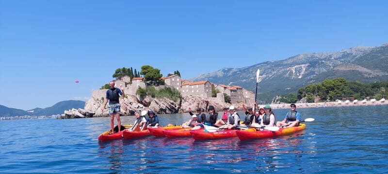 Budva: Becici Beach to Sveti Stefan Island Kayak Tour - The Return Journey and Final Paddling