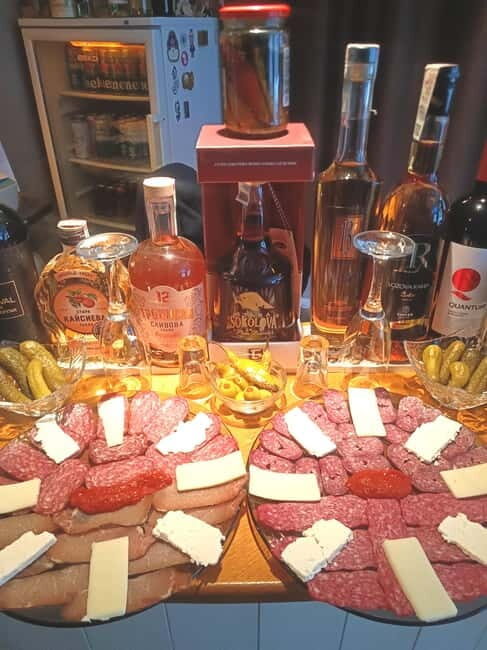 Bulgarian Premium Aged Rakia, Cold Cuts and Pickles Tasting - Key Points