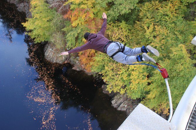 Bungee jump from 40 meters in the stunning valley of Killiecrankie, Scotland - Key Points