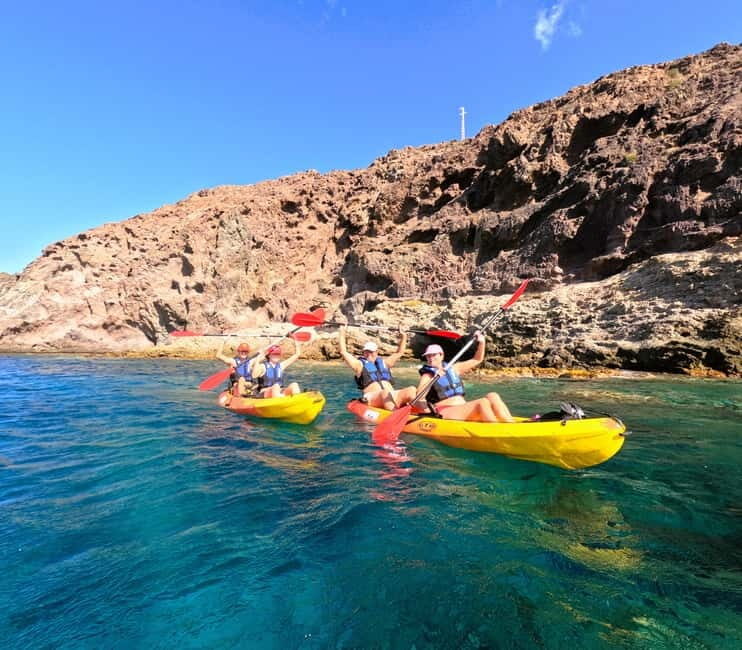 Cabo de Gata: Excursión en Kayak con Snorkel. Fotos Grátis - Key Points