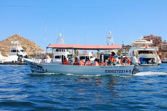 Cabo San Lucas Arc Group Tour in Glass Bottom Boat - FAQs