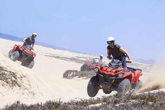 Cabos Best ATV Tour  Desert, Beach Ride & Tequila Tasting - Key Points