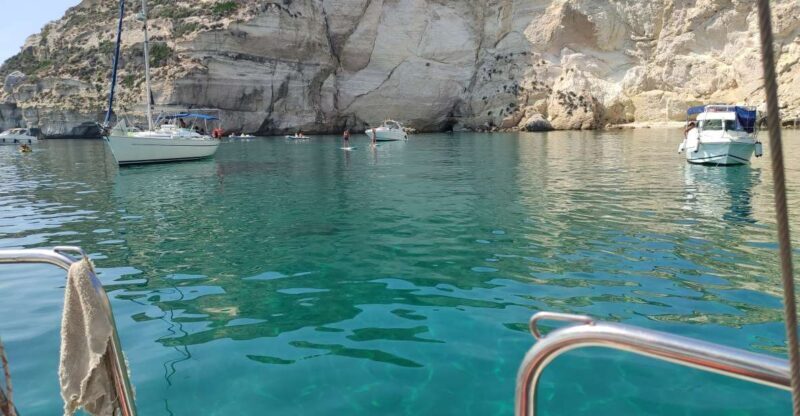 Cagliari gulf boat tour, sailing, snorkeling and drink. - Key Points