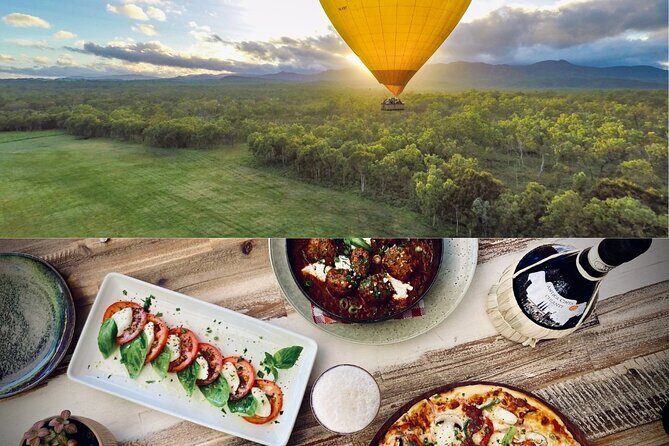Cairns Classic Hot Air Balloon + Lemoncello - Key Points