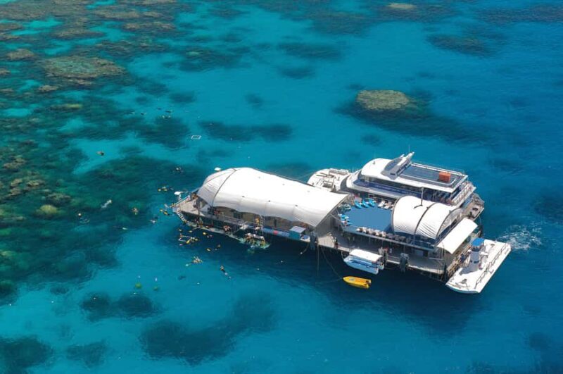 Cairns: Great Barrier Reef Cruise & 10 Minute Helicopter - Key Points