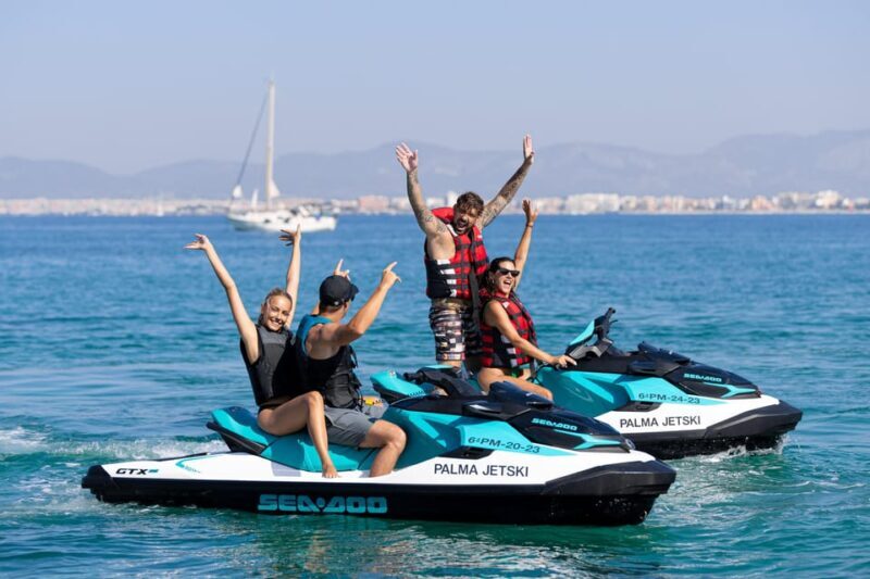 Calanova: Doble Jet Ski excursion with guide - Key Points