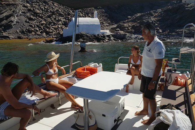 Caldera Private Cruise & Volcano Hike - Exploring Santorinis Caldera on a Private Motorboat