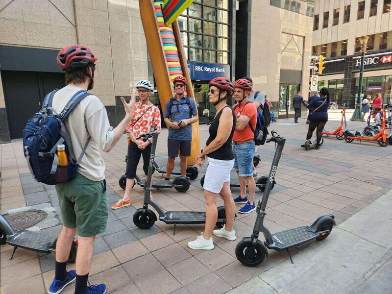 Calgary: E-Scooter City Highlights Tour - An Introduction to the Calgary E-Scooter Tour