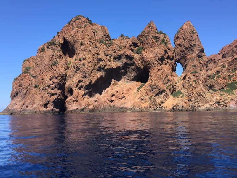 Calvi: Guided boat tour for 48 people to Scandola and Girolata - The Value of the Tour