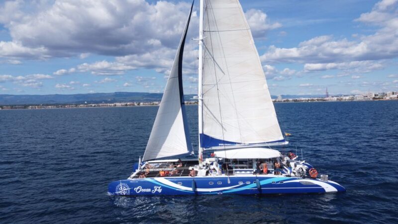 Cambrils: Costa Dorada Catamaran Day Cruise with BBQ Lunch - Key Points
