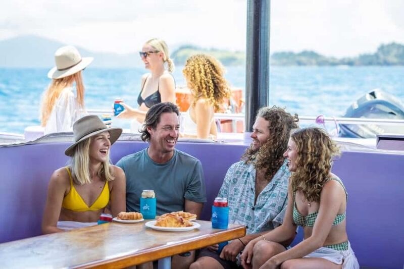 Camira Sunset Sail -Drinks & Snacks -Departing Airlie Beach - The Sum Up