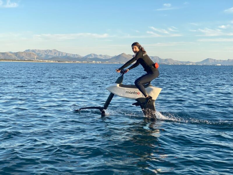 Can Picafort: experience with the aquatic ebike Manta5 SaltyCycling - Authentic Experiences and Real Testimonials