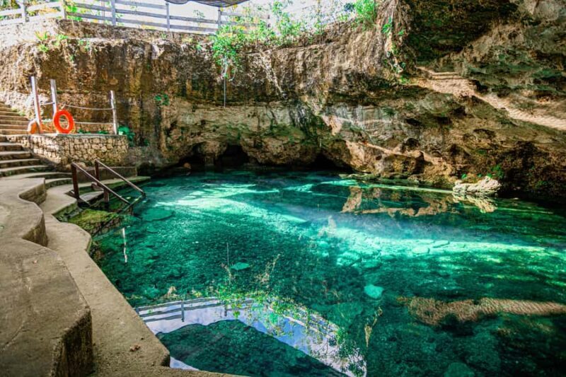 Cancun: Cenotes El Retoño entrance with transport, food, and guided tour. - Key Points
