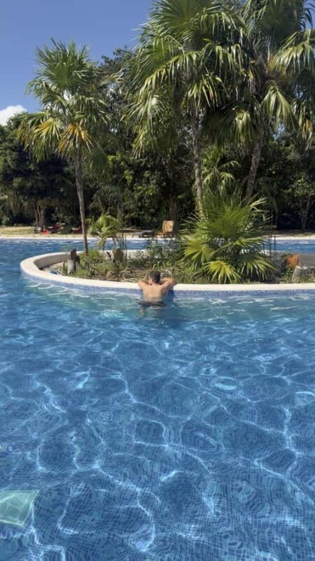 Cancun: Cenotes El Retoño entrance with transport, food, and guided tour. - Enjoying Delicious Food and Drinks