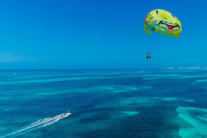 Cancun Combo Adventure: 4-Reef Stop Snorkeling and Parasail Ride - FAQs