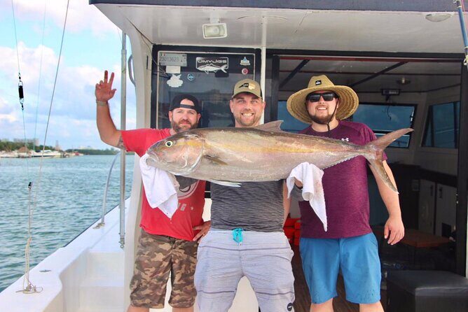 Cancun fishing charter if you don't fish you don't pay 46ft yacht 12pax 25P14 - What to Expect from the Cancun Fishing Charter
