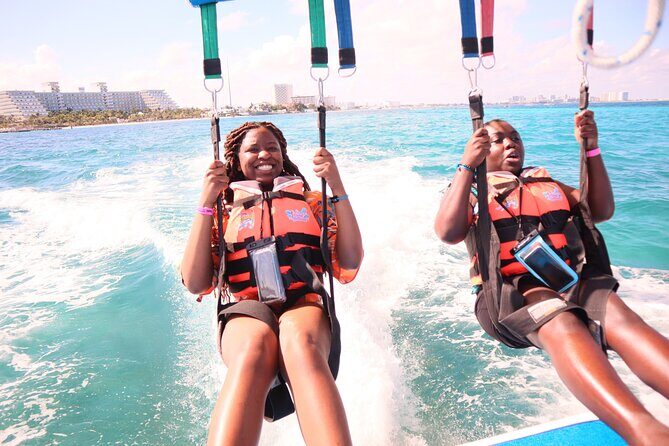 Cancun Fly and Swim Parasailing and Snorkeling Combo Tour - The Itinerary in Detail