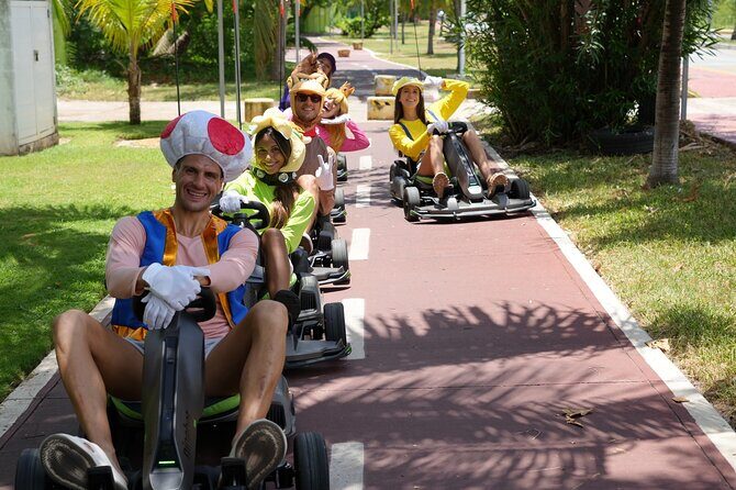 Cancun Go Kart Tour with Costume in Hotel Zone - Key Points