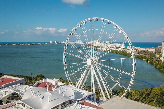 Cancun Guided Sightseeing SkyWheel, Letters and Shopping - Key Points