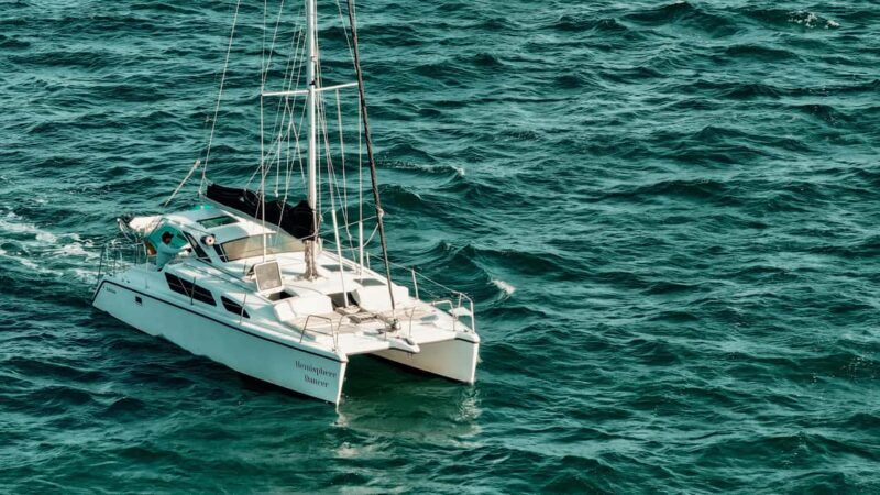 Cancun: Isla Mujeres Adults Only Party Catamaran with Drinks - Key Points