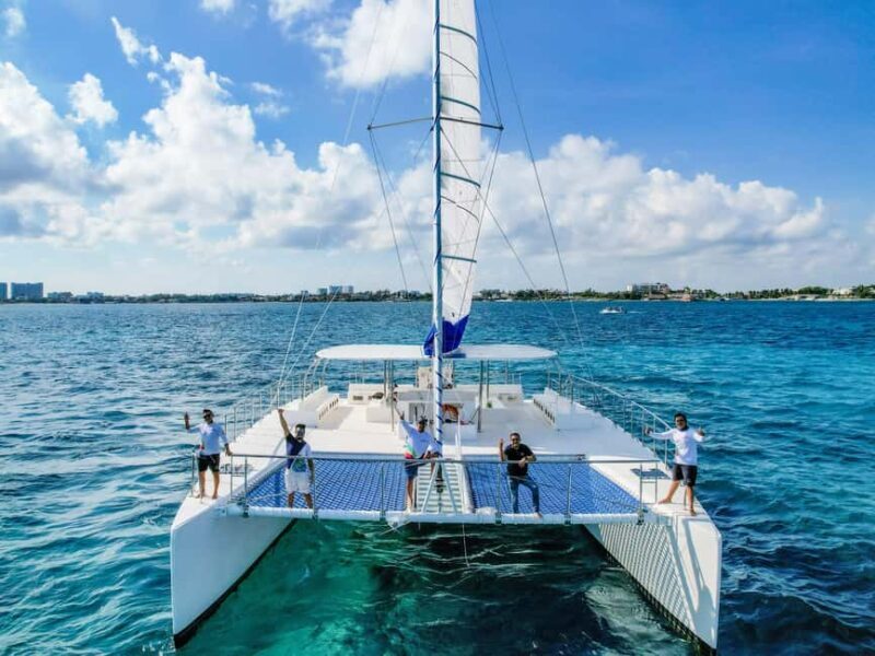Cancun: Isla Mujeres All-Inclusive Catamaran with pick-up - An Overview of the Experience