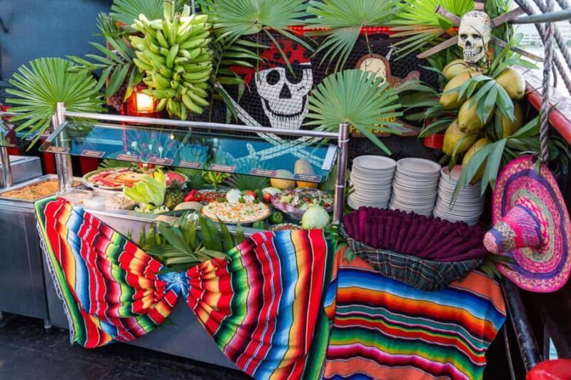 Cancun Night Pirate Ship Cruise with Chicken Dinner and Show - FAQ