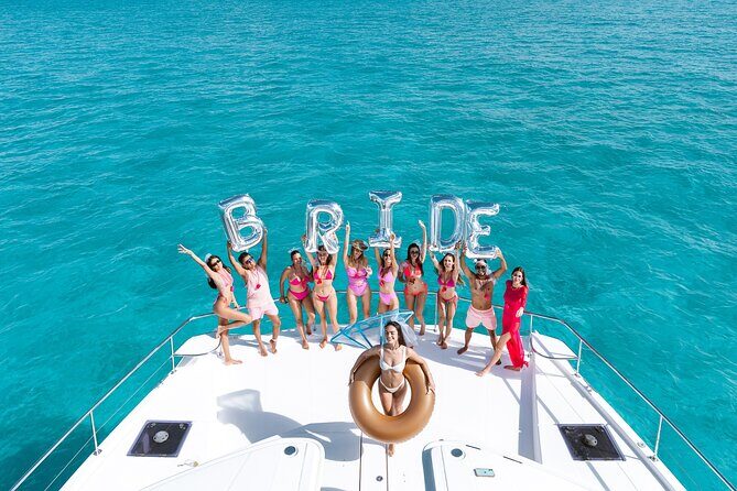 Cancun Private Catamaran for Bachelorette Party  51 Leopard - Starting Point and Logistics