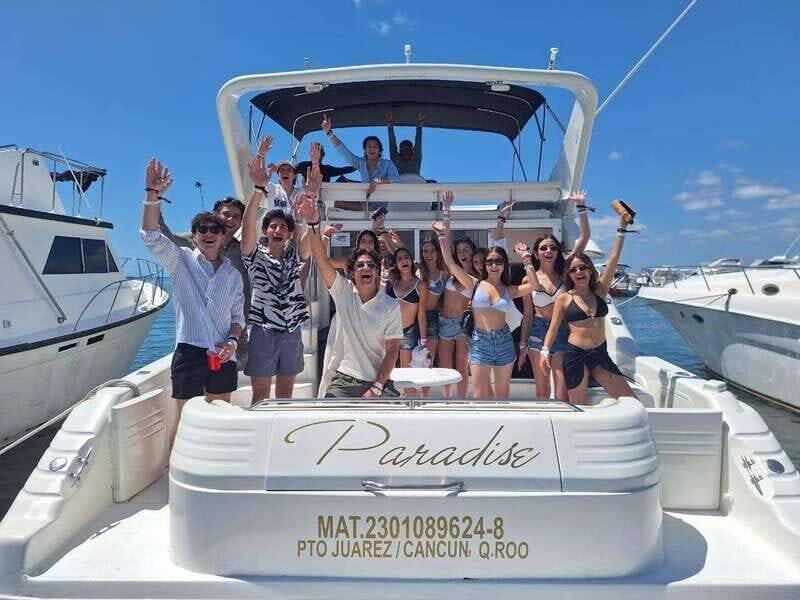 Cancun: Private Luxury 46-Feet Flybridge Yacht Cruise - Cost and Value