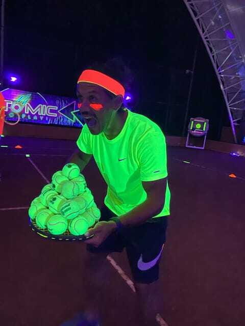 Cancun: Tennis Black-light Experience at RN Tennis Centre - The Setting and Atmosphere: Why It Matters